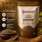 Swakash Cumin Powder 200g | Pure & Natural Jeera Powder
