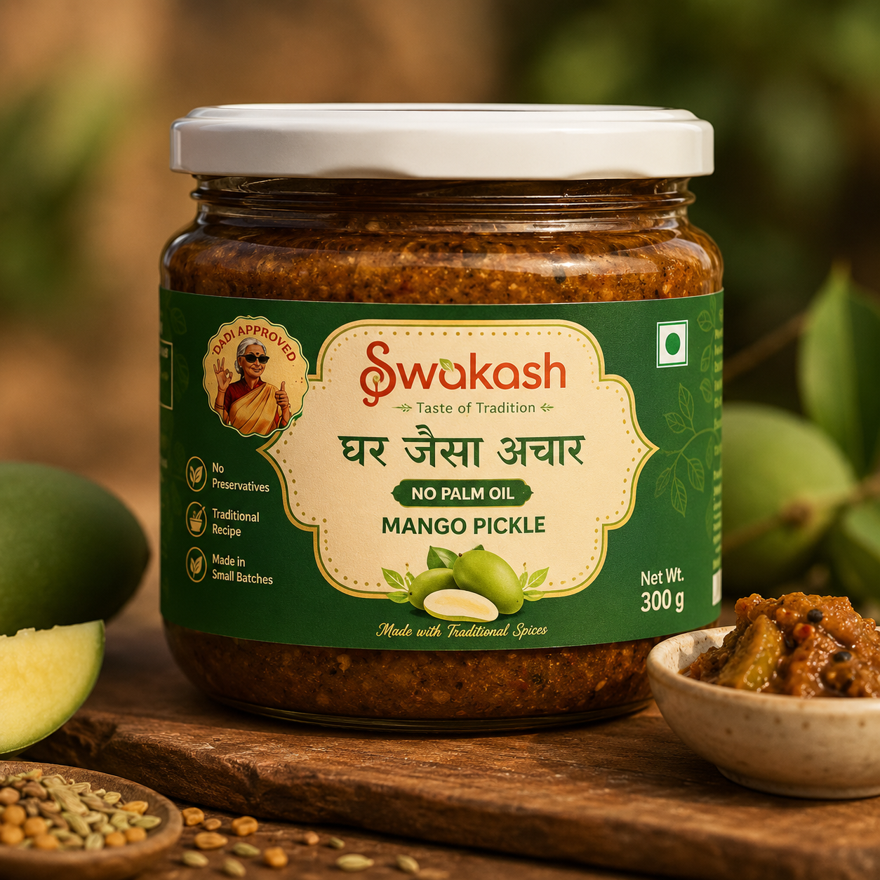 Mango Pickle | Traditional Aam Ka Achar | Homemade Style Raw Mango Pickle