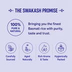 Swakash Premium Basmati Rice Super | Extra Long Grain | Naturally Aged Rice