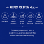 Swakash Premium Basmati Rice Super | Extra Long Grain | Naturally Aged Rice